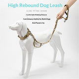 Bungee Dog Leash Elastic Leads Rope with 2 Padded Control Handle for Medium and Small Dogs reflective leash