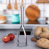 Potato Masher Stainless Steel,Long handle Potato Smasher, Mashed Potatoes Masher Kitchen Tool for Avocado,Potatoes, Beans, Vegetables, Large Heavy Duty Metal Mashing Utensil In Australia - Darrahopens