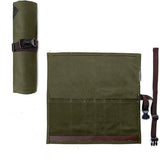Chef’s Knife Roll Case, Waxed Canvas Cutlery Knives Holders Protectors, Home Kitchen Cooking Tools And Utensils Wrap Bag Wallet, Multi-Purpose Brush Roll Bag In Australia - Darrahopens