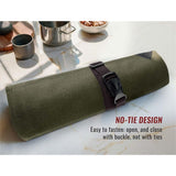 Chef’s Knife Roll Case, Waxed Canvas Cutlery Knives Holders Protectors, Home Kitchen Cooking Tools And Utensils Wrap Bag Wallet, Multi-Purpose Brush Roll Bag In Australia - Darrahopens