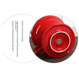 Pour Over Coffee Maker, Single Cup Coffee Dripper, Manual Porcelain Slow Brewing Accessories for Travel, Camping, Office, Home, Cafe, Coffee Gifts (Red, 1-2Cups)