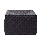 Toaster Oven Cover Heavy Duty Heat-Resistant Dust-proof Waterproof Cover Case Microwave oven, electric oven, dust cover, protective cover, heat insulation, waterproof, easy to clean(Black)