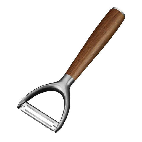 Premium 304 Stainless Steel Y-Shaped Potato Peelers with Ultra Sharp Blades, Heavy-Duty Fruit Peeler with Comfort Real Wood Handle,Durable Vegetable Peeler In Australia - Darrahopens