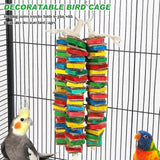 Tastic Triple Tower of Shredded Fun Medium Bird Toy for Grey Conures Sun Conures Small Cockatoos Quakers and Similar Small to Medium Sized Birds In Australia - Darrahopens