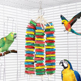 Tastic Triple Tower of Shredded Fun Medium Bird Toy for Grey Conures Sun Conures Small Cockatoos Quakers and Similar Small to Medium Sized Birds