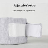 Cat Neck Brace  Collar for Pet After Surgery Recovery Adjustable Breathable Neck Cervical Cone for Small Medium Dogs Puppies Kittens （light gray L） In Australia - Darrahopens