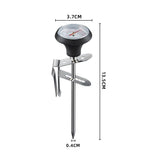 Milk Frothing Thermometer for Coffee Chocolate Cappuccino Frothy Milk Foam Stainless Steel Thermometer Latte Art Pen