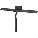 Shower Squeegee for Glass Doors, Shower Squeegee for Tile Shower Walls, Stainless Steel Squeegee for Bathroom, Windows and Mirrors with Storage Hook-, Black In Australia - Darrahopens