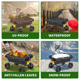 Folding wagon rain cover - Outdoor folding wagon cover, Oxford cloth waterproof and dustproof protection tar 140x94cm