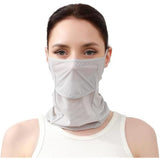 Cold Sensation Sunscreen Pure Silk Mask, Sun Shade UV Protection UPF50+ Breathable, Sweat Absorbent and Quick Drying, Reusable Mask for Running/Beach/Fitness/Party/Fishing/Riding/Hiking In Australia - Darrahopens