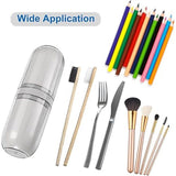 Travel Storage mouthwash Mug, Transparent Toothbrush Mug, Dual-Purpose Couple Tooth Cup universal Four cups