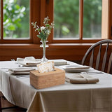 Rattan Tissue Box Cover Natural Woven Facial Napkin Holder Rectangular Universal for all types of rooms10 x 6x 4 Inch