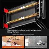 Phone Holder Bed 1pcs- [Thickening the solid heart tube] Flexible Arm, 38inch Overall Length, 360 Adjustable Clamp Clip, Overhead Cell Phone Mount Stand for Bed, Desk, 4-7” Cellphone, Gifts