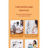 Phone Holder Bed 1pcs- [Thickening the solid heart tube] Flexible Arm, 38inch Overall Length, 360 Adjustable Clamp Clip, Overhead Cell Phone Mount Stand for Bed, Desk, 4-7” Cellphone, Gifts