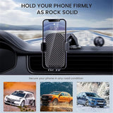 Grade Car Phone Holder - [Ultra Strong Suction] 3-in-1 Phone Mount for Dashboard, Windshield & Air Vent, Super Stable Universal Car Accessories for iPhone & All Smartphones