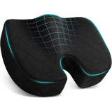 Seat Cushion,Office Chair Cushion for Tailbone Pain Relief,Butt Pillow for Office Chair,Car seat Cushion,Computer Desk,Long Sitting Office Workers,and Car Drivers,Black