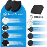 Seat Cushion,Office Chair Cushion for Tailbone Pain Relief,Butt Pillow for Office Chair,Car seat Cushion,Computer Desk,Long Sitting Office Workers,and Car Drivers,Black