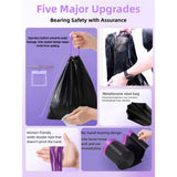 multipurpose trash bags, Drawstring Design, Extra Durable and Unscented Garbage Bags， Count for Home, Bathroom, Office, Outdoor Camping，150Count.