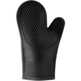 BPA-Free Soft Silicone Oven Mitts, Heat Resistant and Waterproof Cooking Safety Gloves, Thick Cotton Lining, Flexible Gripping, Kitchen Potholders Set, for Grilling, BBQ,  Black In Australia - Darrahopens