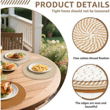 for Hot Dishes, Pots and Pans, Hot Pads with Storage Basket, Pot Holders for Kitchen, Heat Resistant Mat Protect Counter Home Essentials, Farmhouse Decor (Ivory white 5 pieces+basket) In Australia - Darrahopens