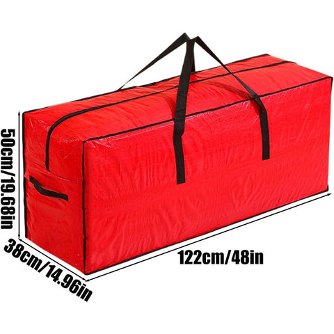 Large Christmas Tree Storage Bag, 48.03 inch Christmas Trees Bag Waterproof Dustproof Artificial Tree Bags with Zippers and Handles Wide Opening In Australia - Darrahopens