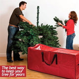 Large Christmas Tree Storage Bag, 48.03 inch Christmas Trees Bag Waterproof Dustproof Artificial Tree Bags with Zippers and Handles Wide Opening