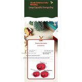 Christmas Wreath Storage Bag - 30 Inch, Red, Cotton, Zipper Closure, Reinforced Handles, Double Zippers, Clear Card Slot, Ideal for Christmas Decorations