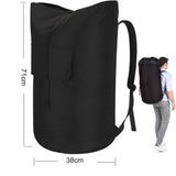 Laundry Backpack Bag 115L, Heavy Duty Laundry Bags with Shoulder Straps, Dirty Clothes Bag for College Dorm Essentials, Hamper Backpack for Travel, Laundromat, Apartment, Beach, Camping