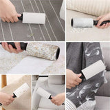Extra Sticky Lint Roller - Pet Hair Remover for Clothes - 4 Handles Can be used for household adhesive bed sheets, etc In Australia - Darrahopens