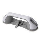 Heavy Duty Shower Handle Removable Bath Handrails for Seniors and Elderly, Bathroom Safety Grip No Drilling Waterproof,（WhiteGrey）1 piece