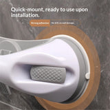 Heavy Duty Shower Handle Removable Bath Handrails for Seniors and Elderly, Bathroom Safety Grip No Drilling Waterproof,（WhiteGrey）1 piece