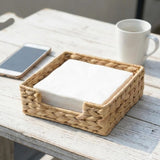Rattan calabash grass for Table, Napkins Holder For Paper Napkins, Kitchen Luncheon Paper on Boho Dining Countertop - Square In Australia - Darrahopens