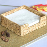 Rattan calabash grass for Table, Napkins Holder For Paper Napkins, Kitchen Luncheon Paper on Boho Dining Countertop - Square In Australia - Darrahopens