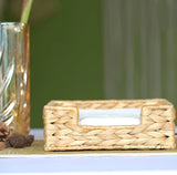 Rattan calabash grass for Table, Napkins Holder For Paper Napkins, Kitchen Luncheon Paper on Boho Dining Countertop - Square In Australia - Darrahopens