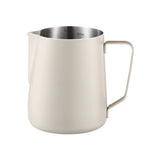 Milk Frothing Pitcher,(600ml) Steaming Pitchers,Stainless Steel Milk Cup,Cappuccino Latte Art Coffee,Barista Steam Pitchers,Temperament beige In Australia - Darrahopens