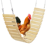 Chicken Coop Toy Chicken Toys for Hens Natural Wood Chicken Ladder Chicken Swing Chicken Perch for Birds Poultry Rooster Chicks