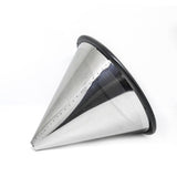 Reusable Coffee Filter for  Pour Over Drippers : Stainless Steel Wave Alternative for Sustainable Brewing