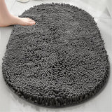 Bath Mat |Boho Bathroom Rug | Also Perfect for Kids Rooms, Nurseries, Bedside, dorms, Half Baths and Powder Rooms | Machine Washable, dark gray In Australia - Darrahopens