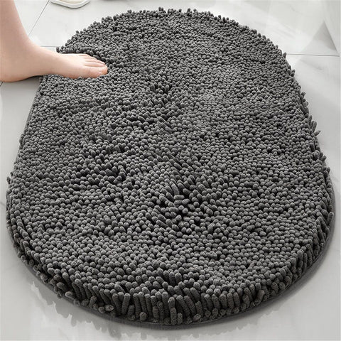 Bath Mat |Boho Bathroom Rug | Also Perfect for Kids Rooms, Nurseries, Bedside, dorms, Half Baths and Powder Rooms | Machine Washable, dark gray In Australia - Darrahopens