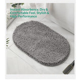 Bath Mat |Boho Bathroom Rug | Also Perfect for Kids Rooms, Nurseries, Bedside, dorms, Half Baths and Powder Rooms | Machine Washable, dark gray In Australia - Darrahopens