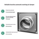 4" Outdoor Dryer Vent Cover – Stainless Steel Wall Vent Hood with Gravity Flap – Weatherproof Exterior Exhaust Fan Cover for Home & Commercial Use – Pest & Draft Protection