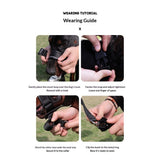 Adjustable Dog Harness, for Training and Daily Walks Small Dog Muzzle Dog Head Collar Halter M Black In Australia - Darrahopens