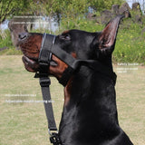 Adjustable Dog Harness, for Training and Daily Walks Small Dog Muzzle Dog Head Collar Halter M Black In Australia - Darrahopens