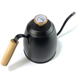 Milk Frothing Thermometer, Adjustable Hanging Beverage Thermometer Water Proof Stainless Steel for Coffee Tea Meat Candy BBQ Sensitive Probe Temperature Gauge Tool