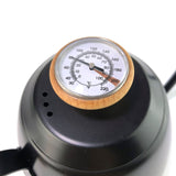 Milk Frothing Thermometer, Adjustable Hanging Beverage Thermometer Water Proof Stainless Steel for Coffee Tea Meat Candy BBQ Sensitive Probe Temperature Gauge Tool