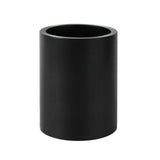 Metal Pen Holder Aluminum Pencil Holder for desk, Round Desktop Organizer and Black Pencil Cup for Office, School, Home and Stationary Supplies(Black) In Australia - Darrahopens