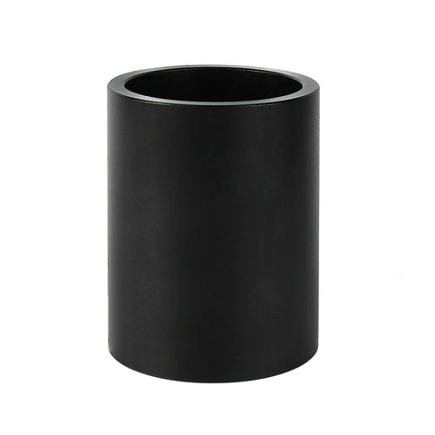 Metal Pen Holder Aluminum Pencil Holder for desk, Round Desktop Organizer and Black Pencil Cup for Office, School, Home and Stationary Supplies(Black) In Australia - Darrahopens