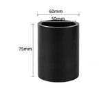 Metal Pen Holder Aluminum Pencil Holder for desk, Round Desktop Organizer and Black Pencil Cup for Office, School, Home and Stationary Supplies(Black) In Australia - Darrahopens