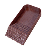 Reptile Bathing Pool Plastic Tortoise Food Dish with Ramp Leaf Reptile Food Dish & Water Bowl Tortoise Habitat Accessories for Frog Lizard Box Turtle (Brown) In Australia - Darrahopens