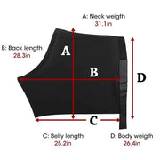Horse Shoulder Guard, High Elastic Fabric Horse Vest - Anti-Rub Bib Comfortable scratch resistant protective vest- Black (Size) In Australia - Darrahopens